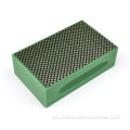 Electroplated Nickel Bonded Diamond Hand Glsss Stone Polishing Pad